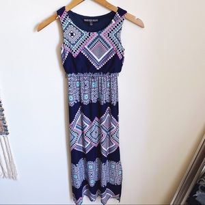 Girls’ Three hearts pink Tank Maxi Dress